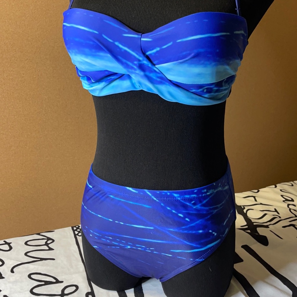 Simple Blue Bikini
